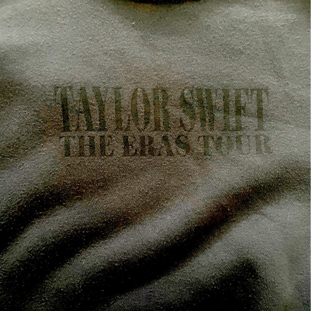 Taylor Swift Eras Tour Sweatshirt Dark Grey-Blue Medium